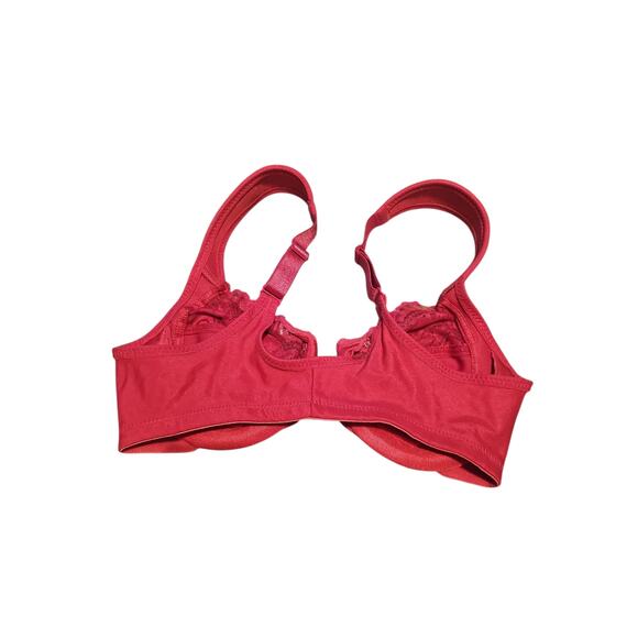 Glamorise Wonderwire bra front closure underwire hot pink sz 34B new WL277 - Picture 7 of 8